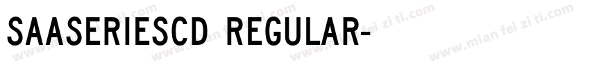 SaaSeriesCD Regular字体转换
